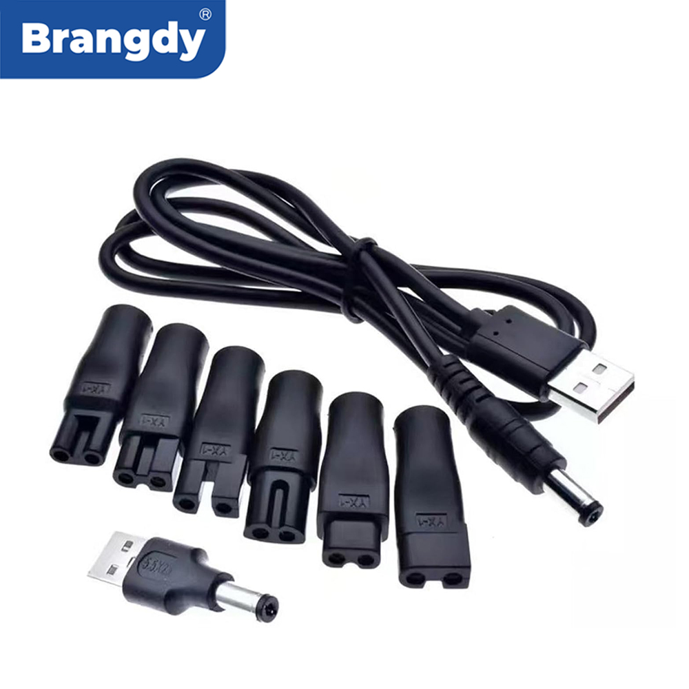Beard Trimmer - 8 adet güç kablosu, 5V yedek