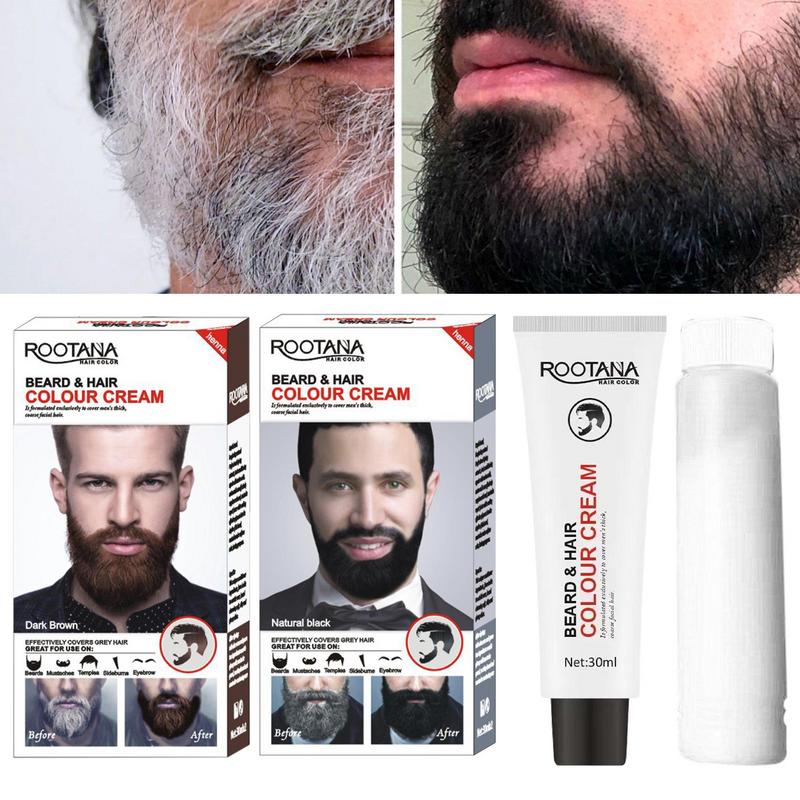 Shaving Cream - 2 adet/takım erkekler verimli sakal siyah
