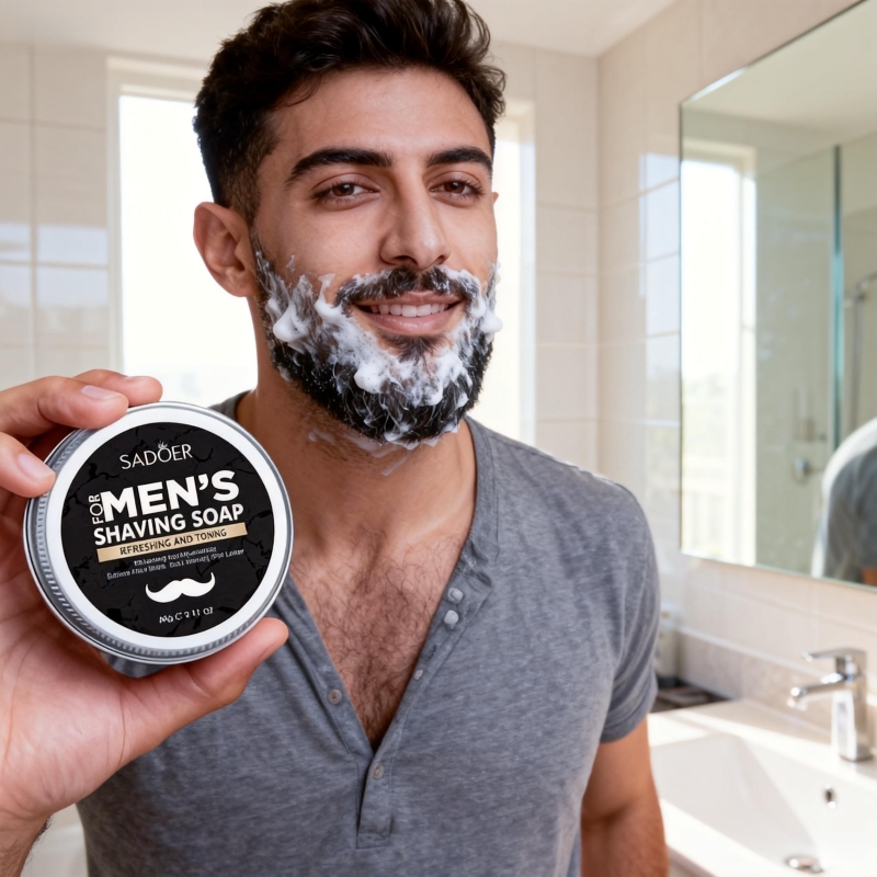 Beard Oil - 60g Erkek Tıraş Sabunu Nane Özü,