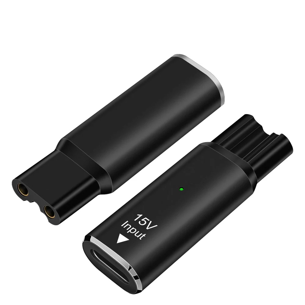 Beard Trimmer - 15V Tip-C Şarj Adaptörü, Şarj Dönüştürücü,