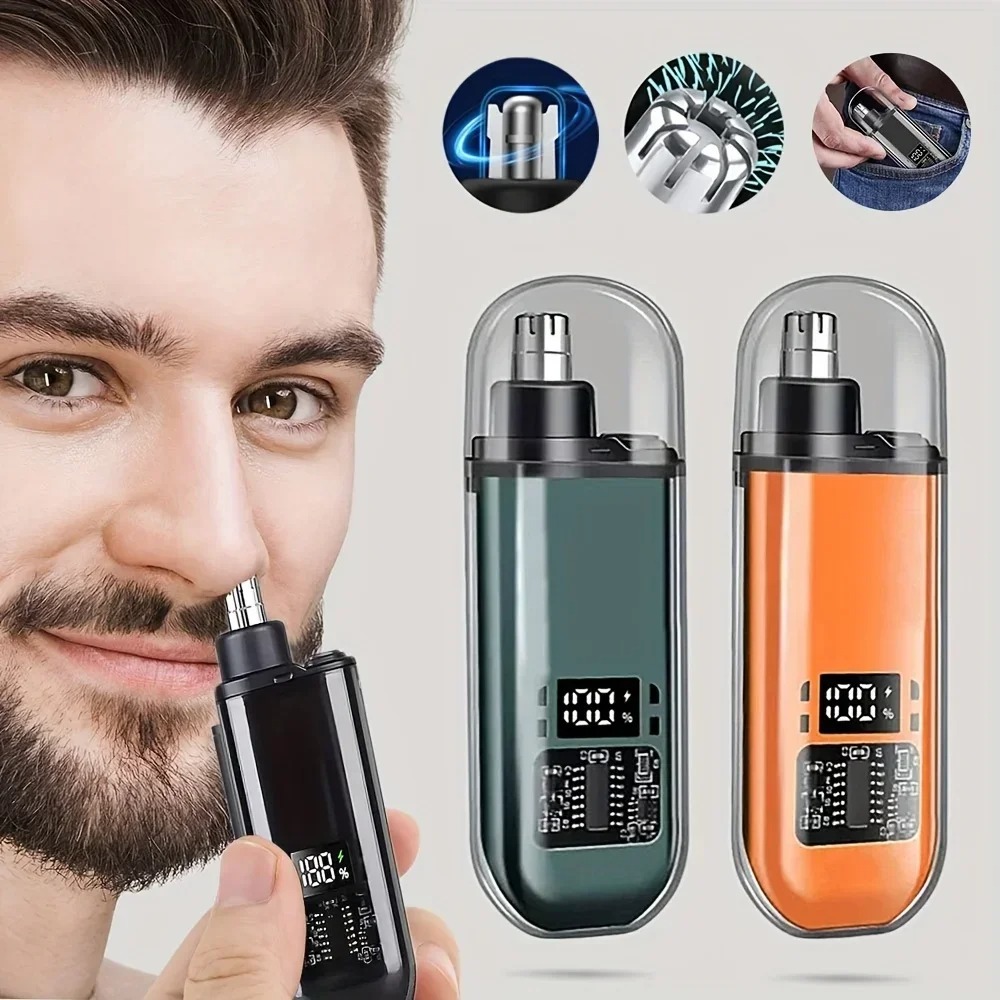 Mens Grooming Travel Kit - Erkekler için USB ile Şarj Edilebilen,