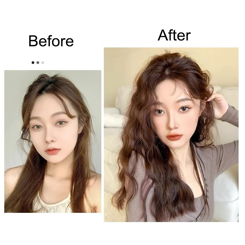 Hair Clipper - 24 İnç Sentetik Klipsli Saç Doğal