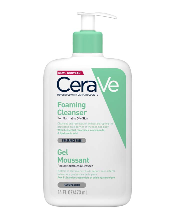 Hair Clipper - CeraVe Köpüren Yüz Temizleyici 8oz/12oz/16oz (236ml/355ml/473ml)