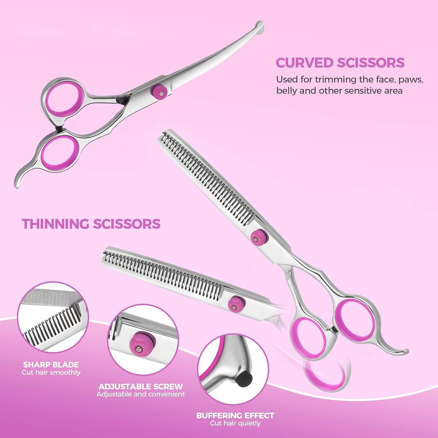 Evde Kullanıma Uygun, Güvenli  - Grooming Scissors incelemesi ve fiyatı