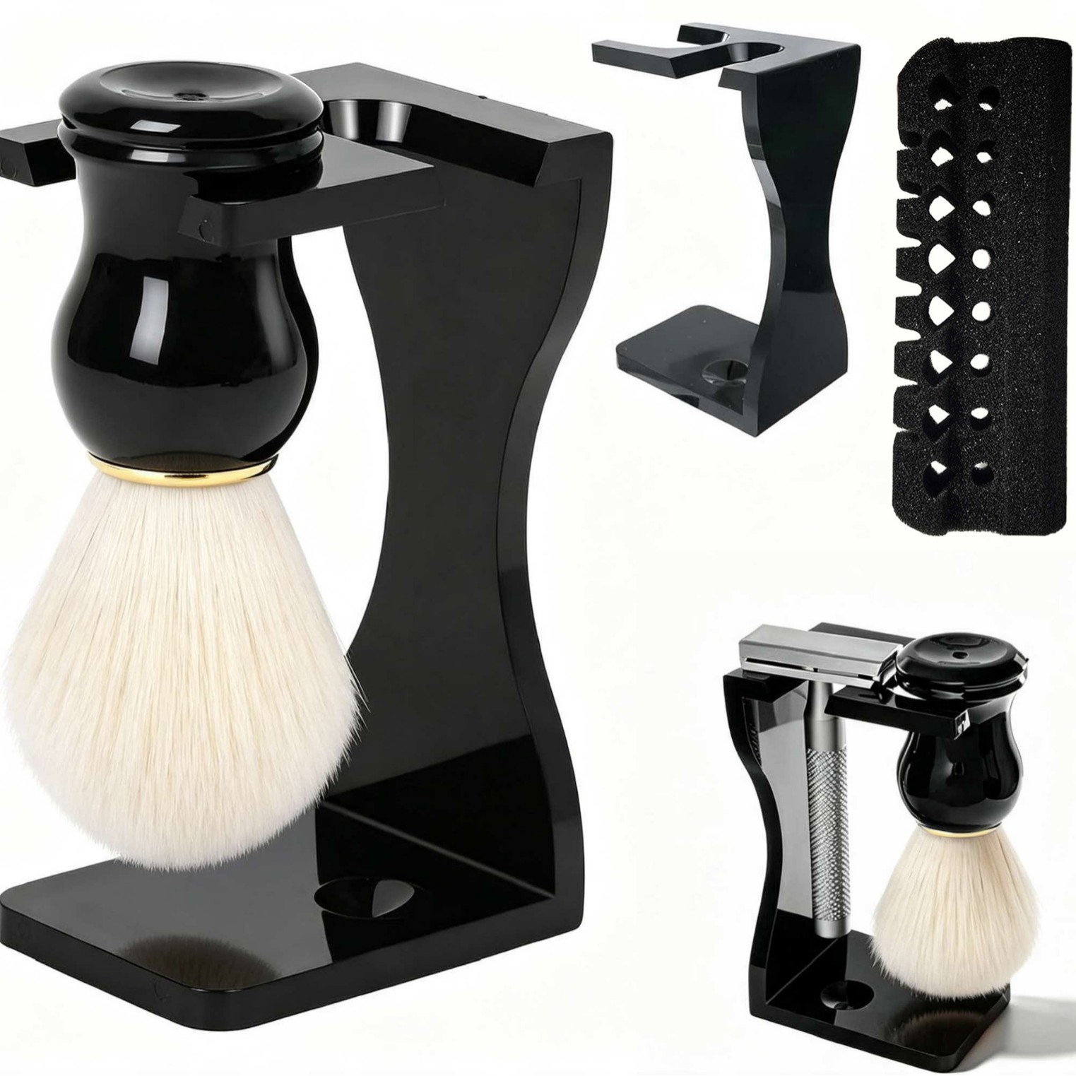 Tıraş Fırçası Seti, Kase ve St - Mens Grooming Travel Kit incelemesi ve fiyatı
